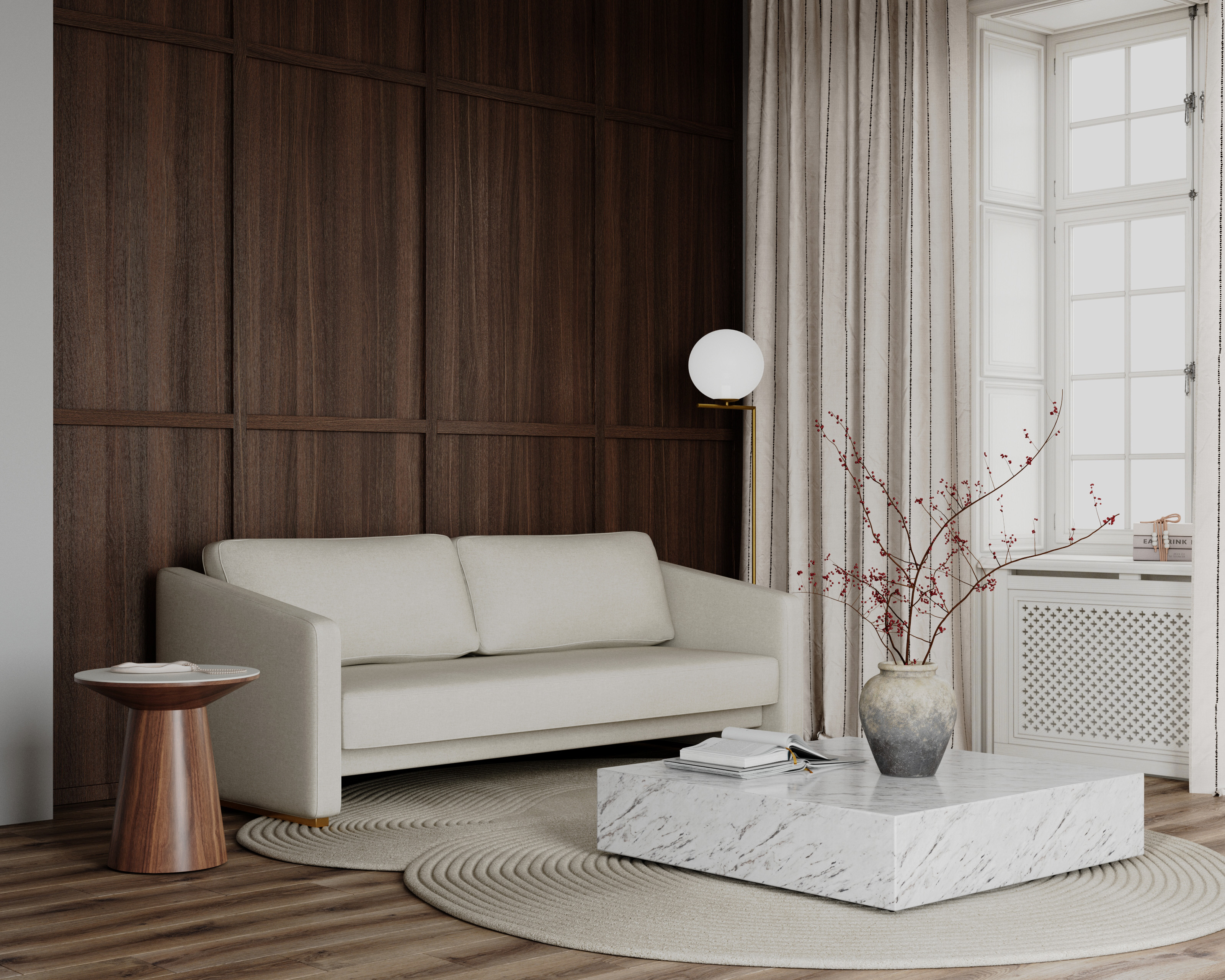 Liza Coffee Table - Marble | Rove Concepts