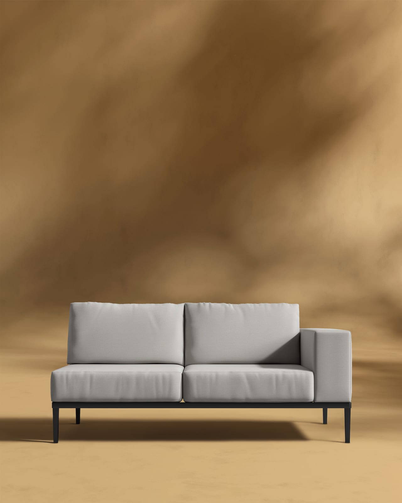 Francis Outdoor Right Arm 2 Seater