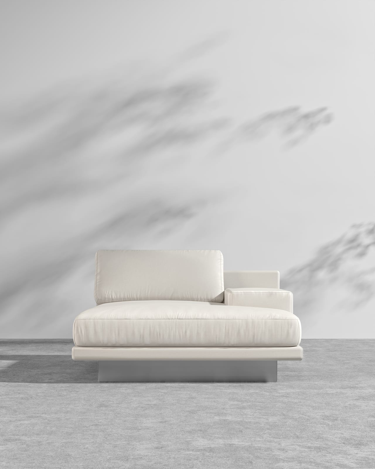 Dresden Outdoor Right Chaise with Armrest